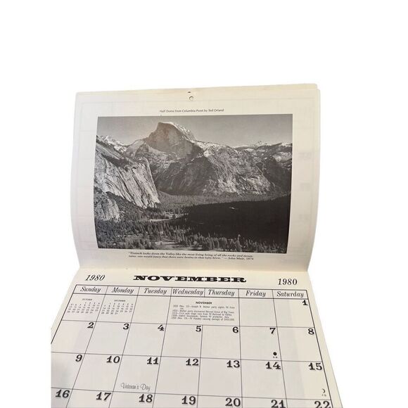Vintage The Yosemite Calender by John Muir - Picture 1 of 9